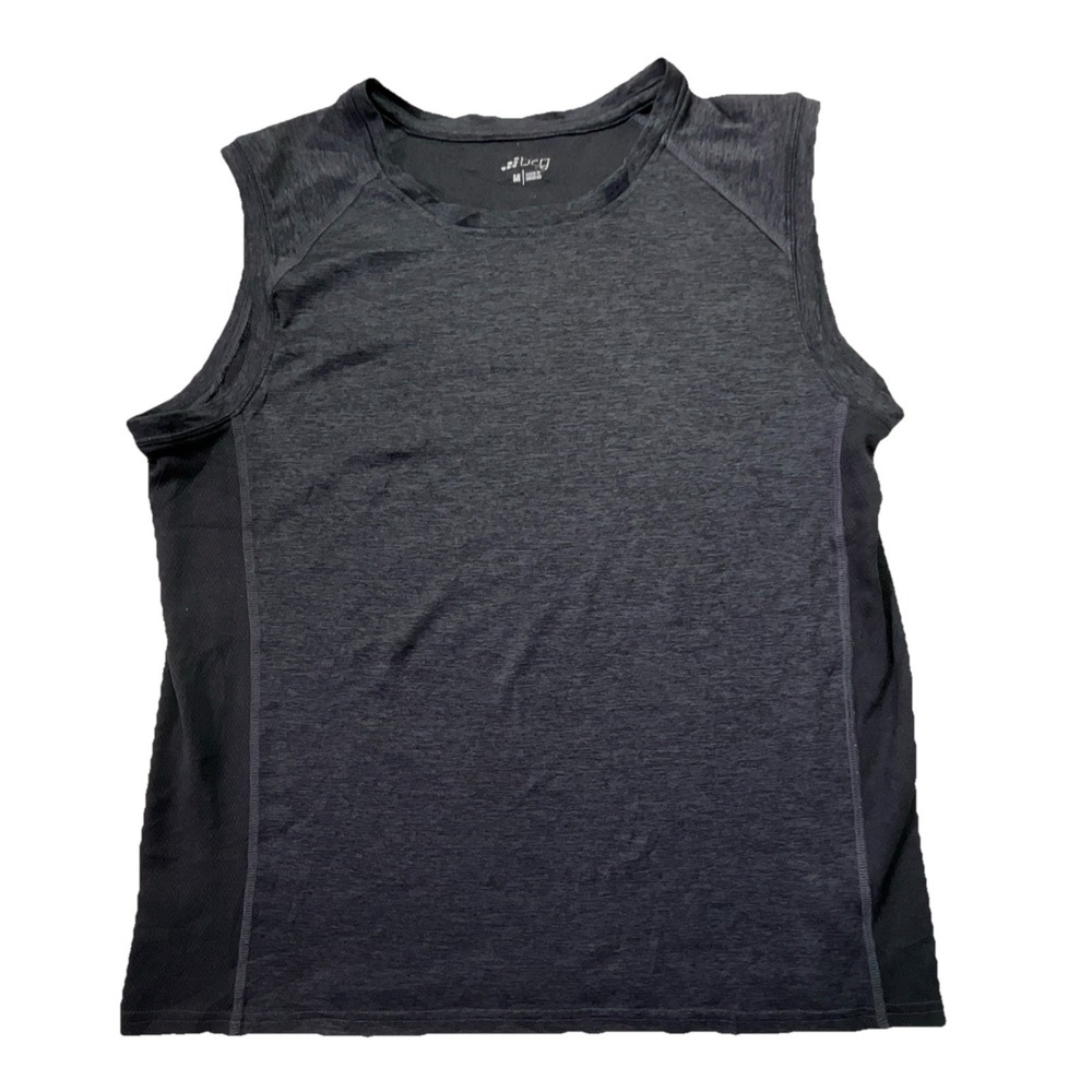 BCG Sleeveless Tank Top Dark Gray Crew Neck Lightweight Breathable Men's M